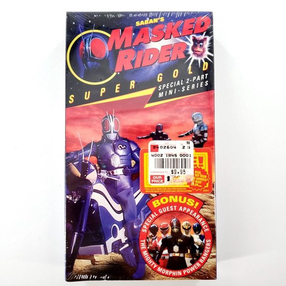 Saban's Masked Rider Super Gold Special 2-Part Mini Series (VHS) New Sealed - Picture 1 of 8